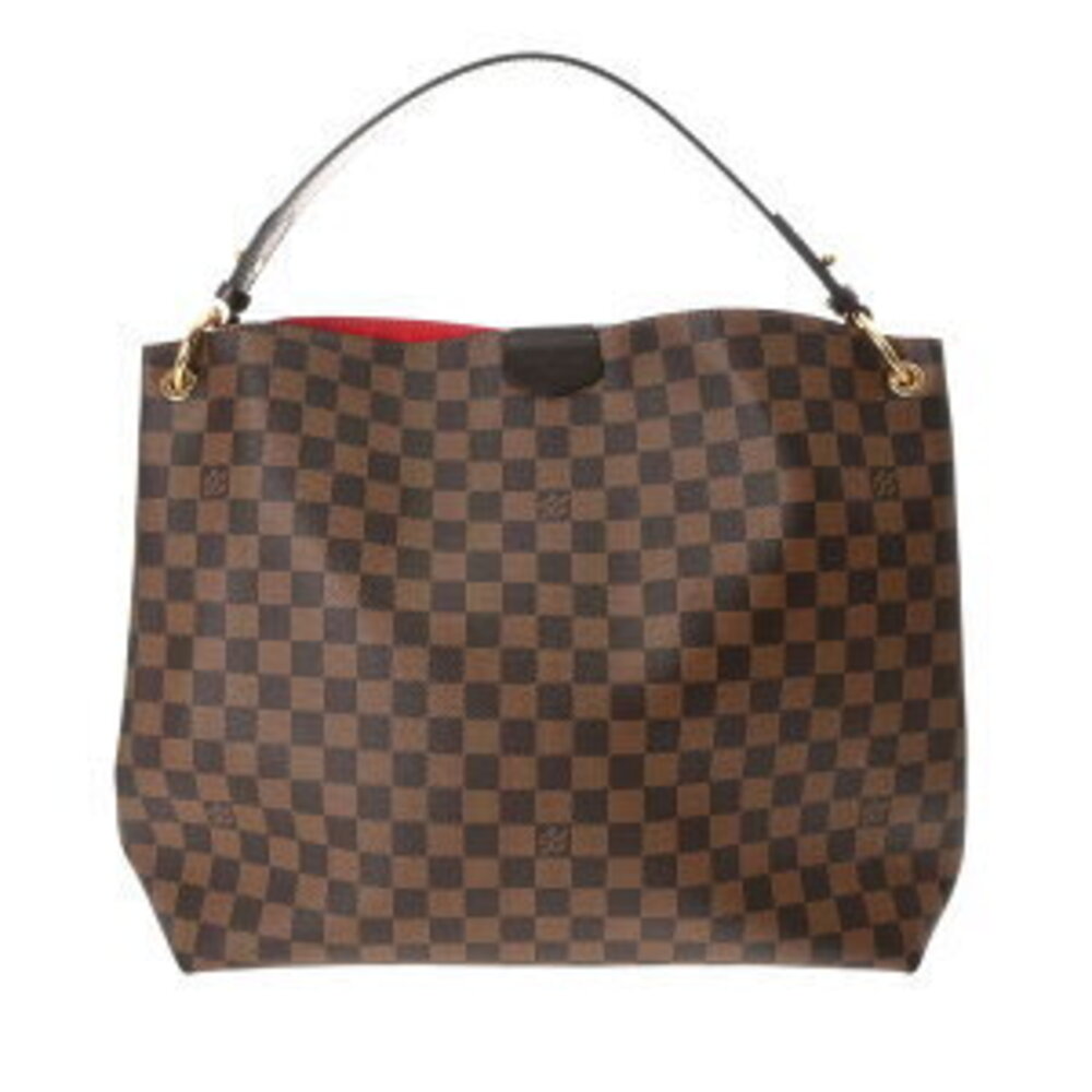 Louis Vuitton Damier Graceful Shoulder Bag Brown canvas shoulder